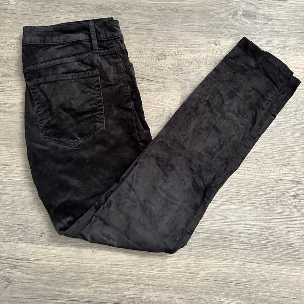Loft Curvy Velvet Skinny Pants Size 26 (2)